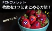 PCNウォレットで枚数を1つにまとめる＆分割する方法は超簡単だった！【画像解説】